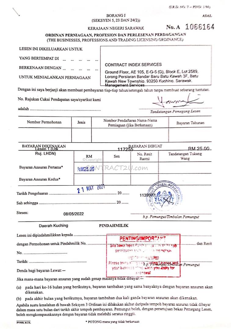 Company Profile Contract2u Index 相比指数